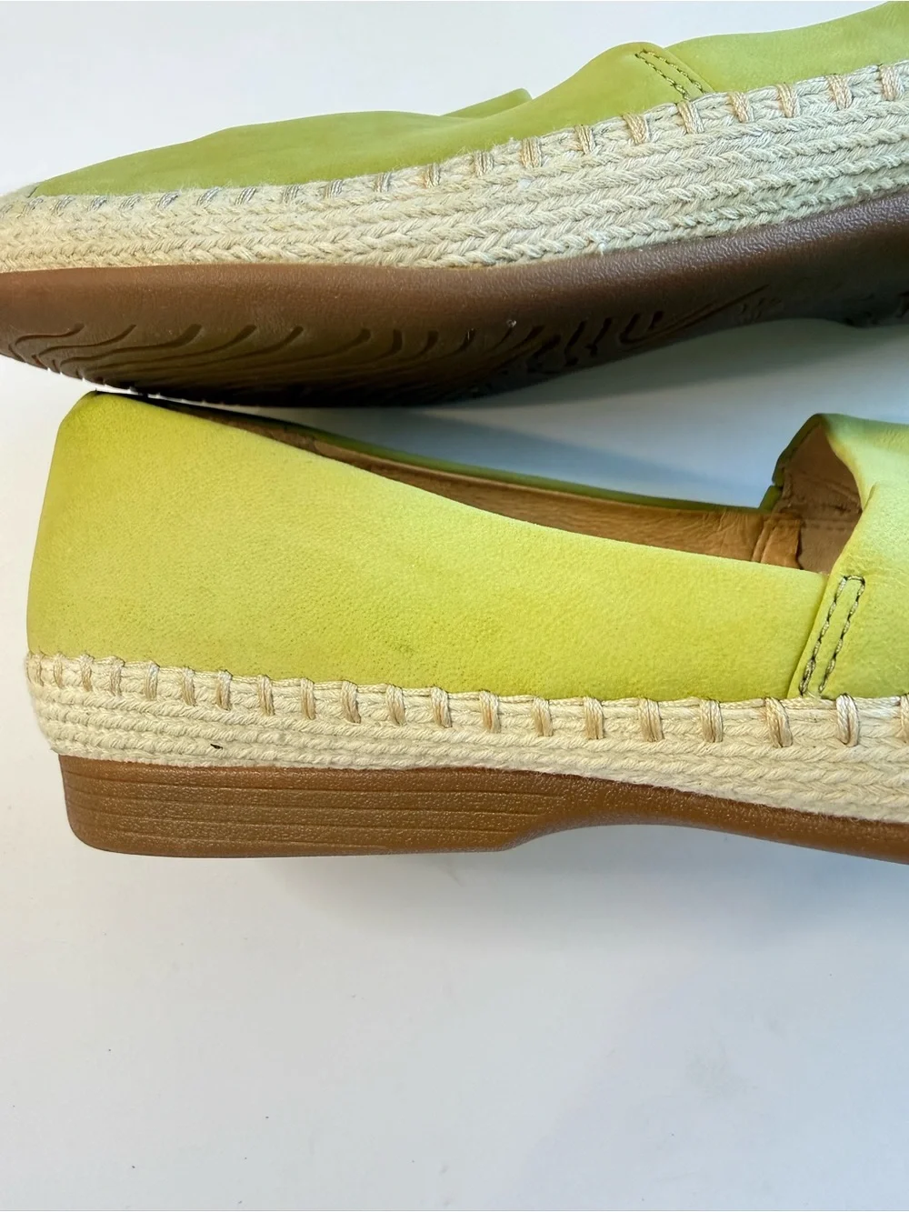 Dansko Lesley Green Nubuck Espadrille Flats Women’s EU 42 Comfort Slip-On